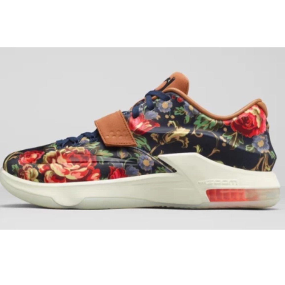 Nike KD VII EXT Floral QS midnight Navy. Size 11